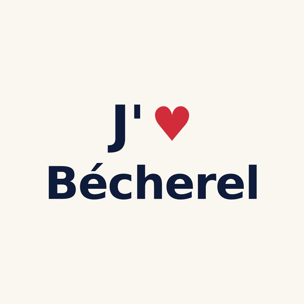 Tasse personnalisée Bécherel — design J'aime Bécherel