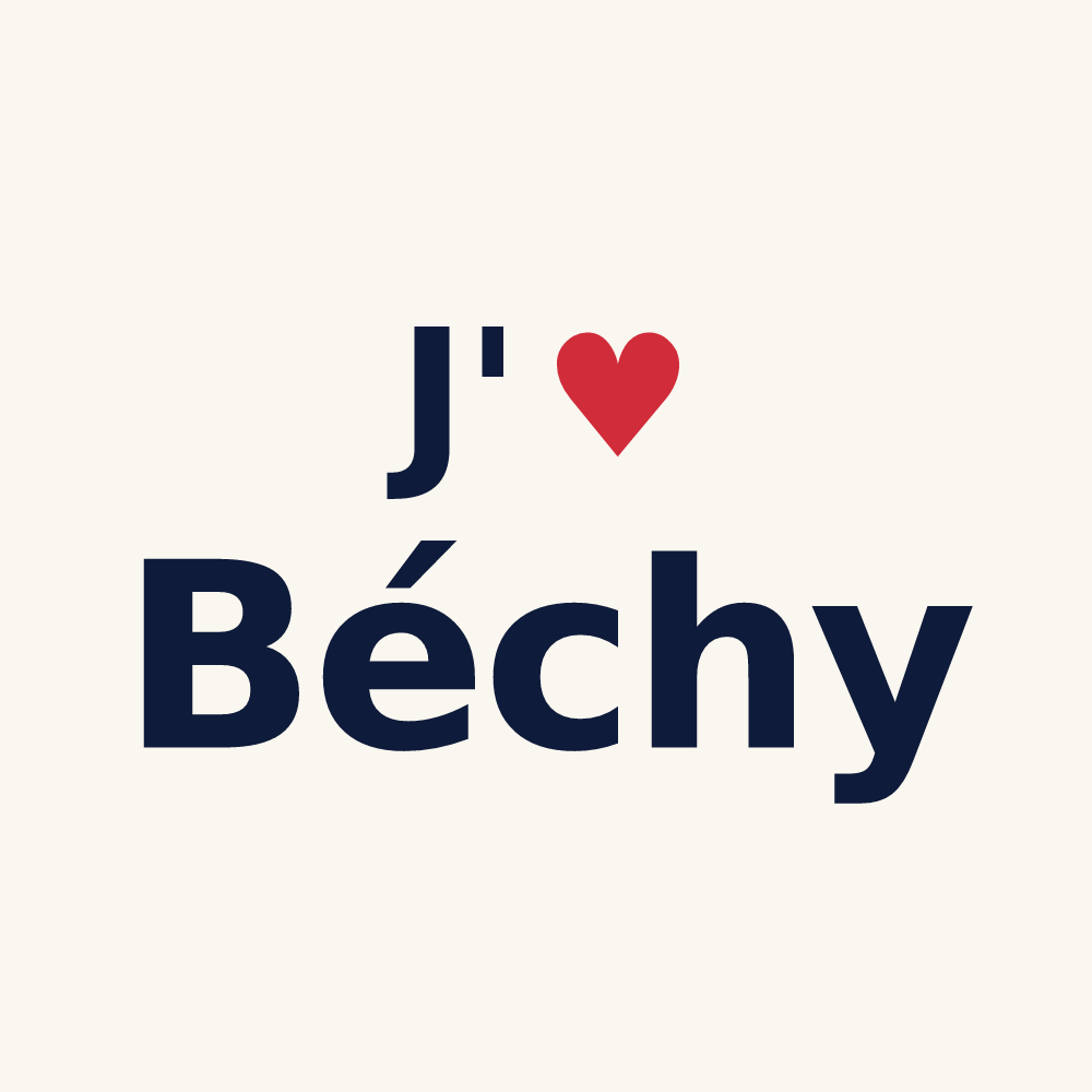 Tasse personnalisée Béchy — design J'aime Béchy
