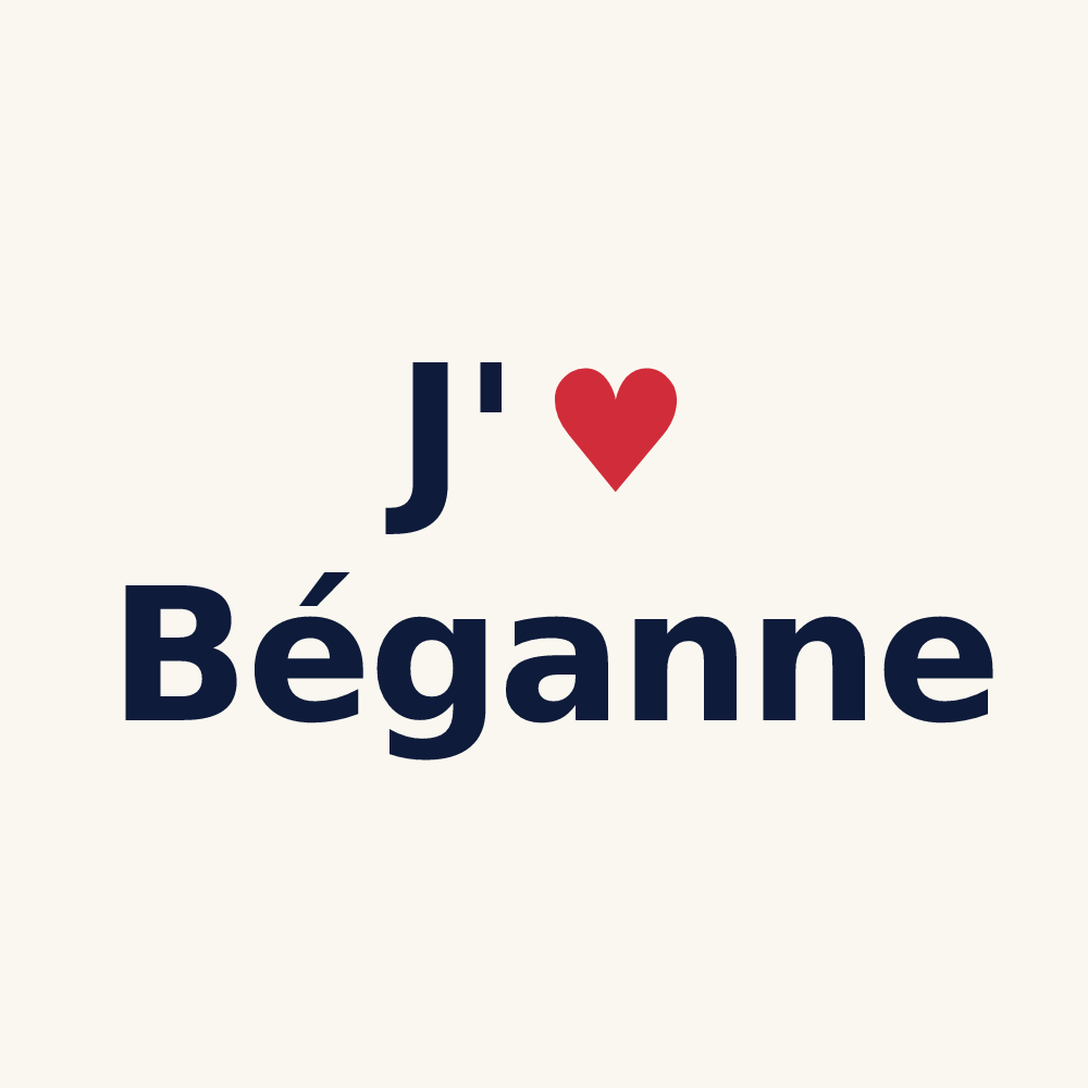 Tasse personnalisée Béganne — design J'aime Béganne