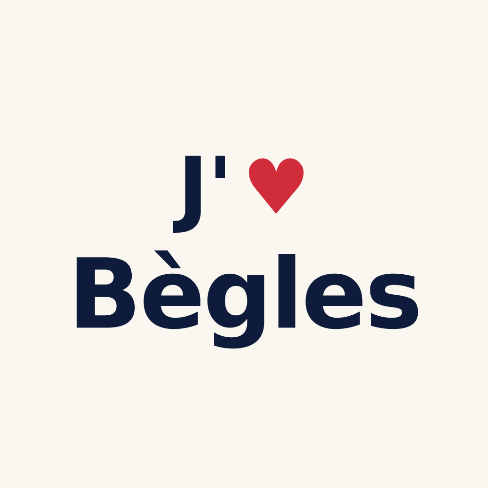 Tasse personnalisée Bègles — design J'aime Bègles