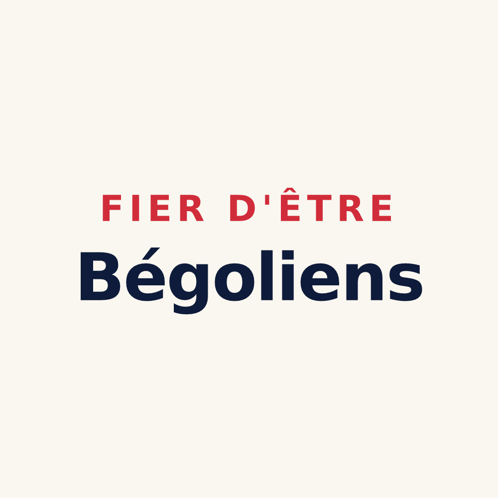 Tasse « Fier d'être Bégoliens » — design pour Bégole