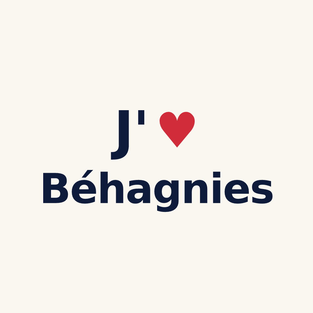 Tasse personnalisée Béhagnies — design J'aime Béhagnies