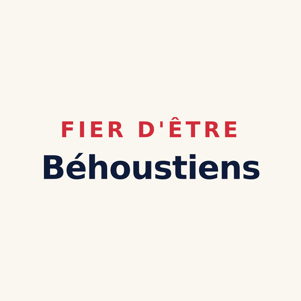 Tasse « Fier d'être Béhoustiens » — design pour Béhoust