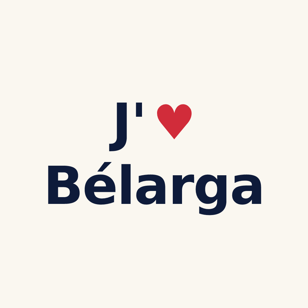 Tasse personnalisée Bélarga — design J'aime Bélarga