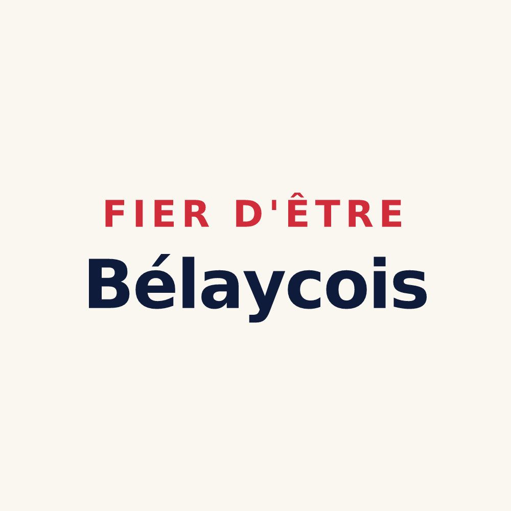 Tasse « Fier d'être Bélaycois » — design pour Bélaye
