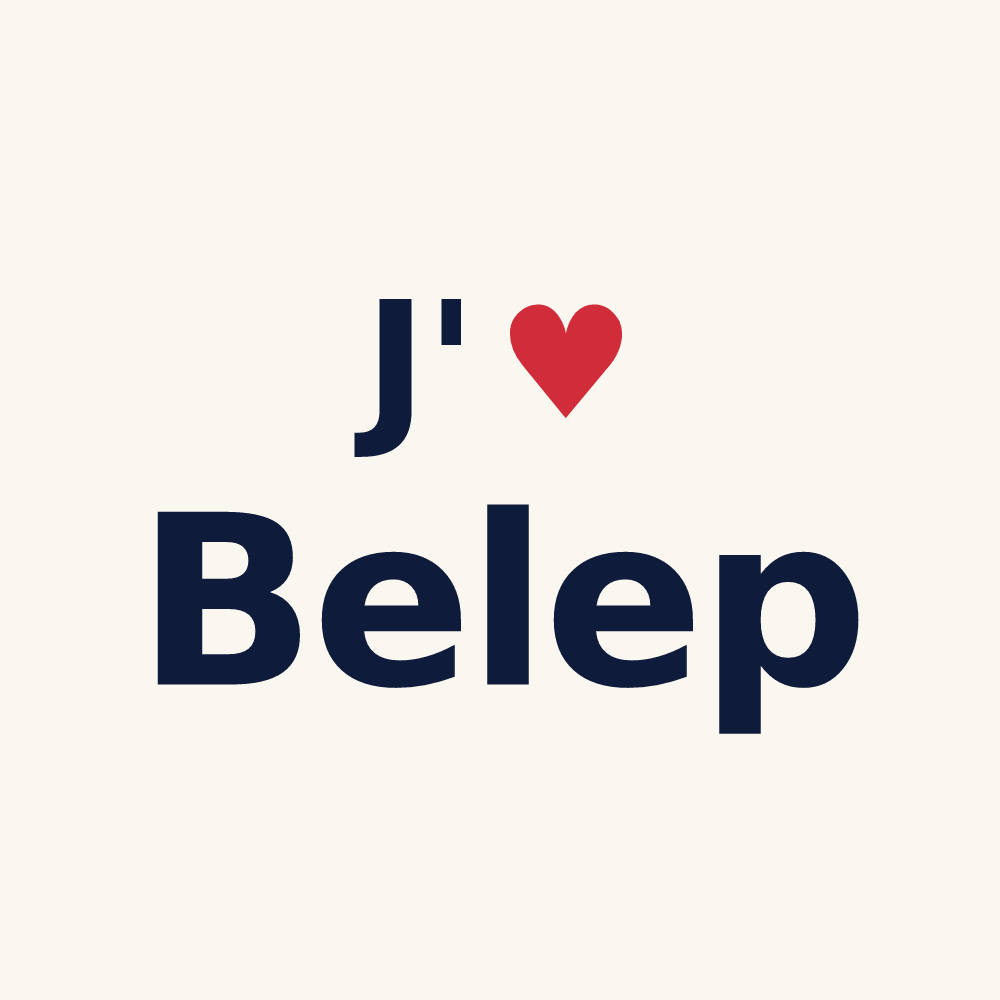 Tasse personnalisée Belep — design J'aime Belep