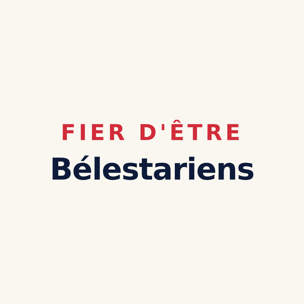 Tasse « Fier d'être Bélestariens » — design pour Bélesta