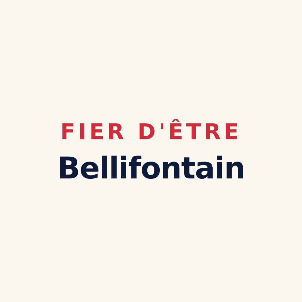 Tasse « Fier d'être Bellifontain » — design pour Belfonds