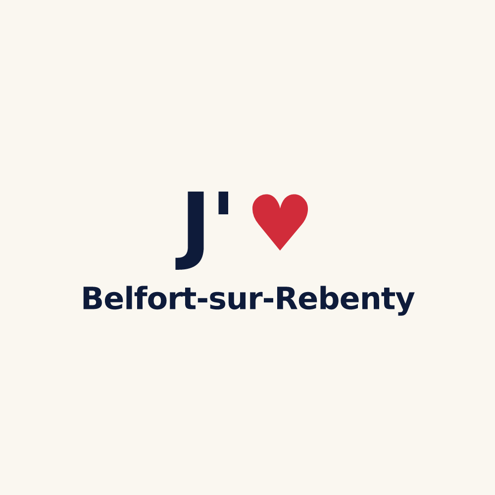 Tasse personnalisée Belfort-sur-Rebenty — design J'aime Belfort-sur-Rebenty