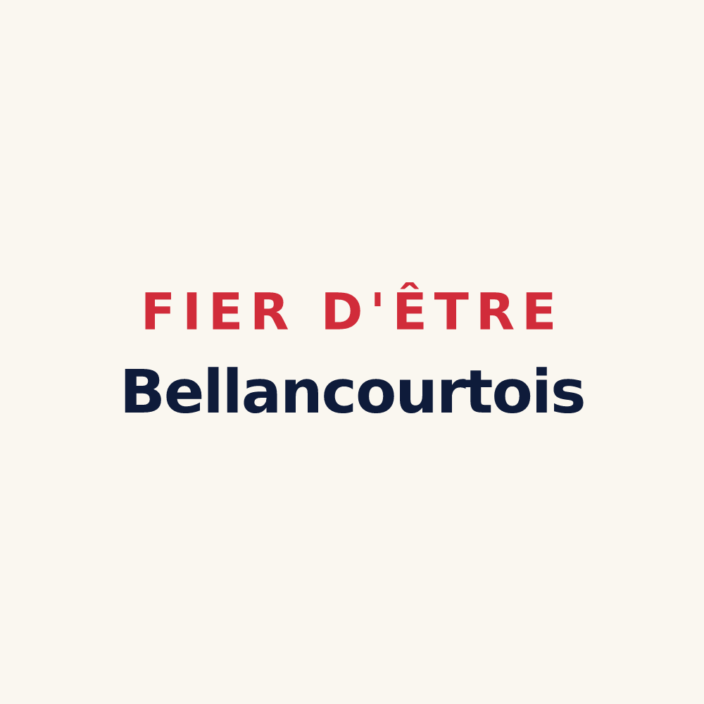 Tasse « Fier d'être Bellancourtois » — design pour Bellancourt