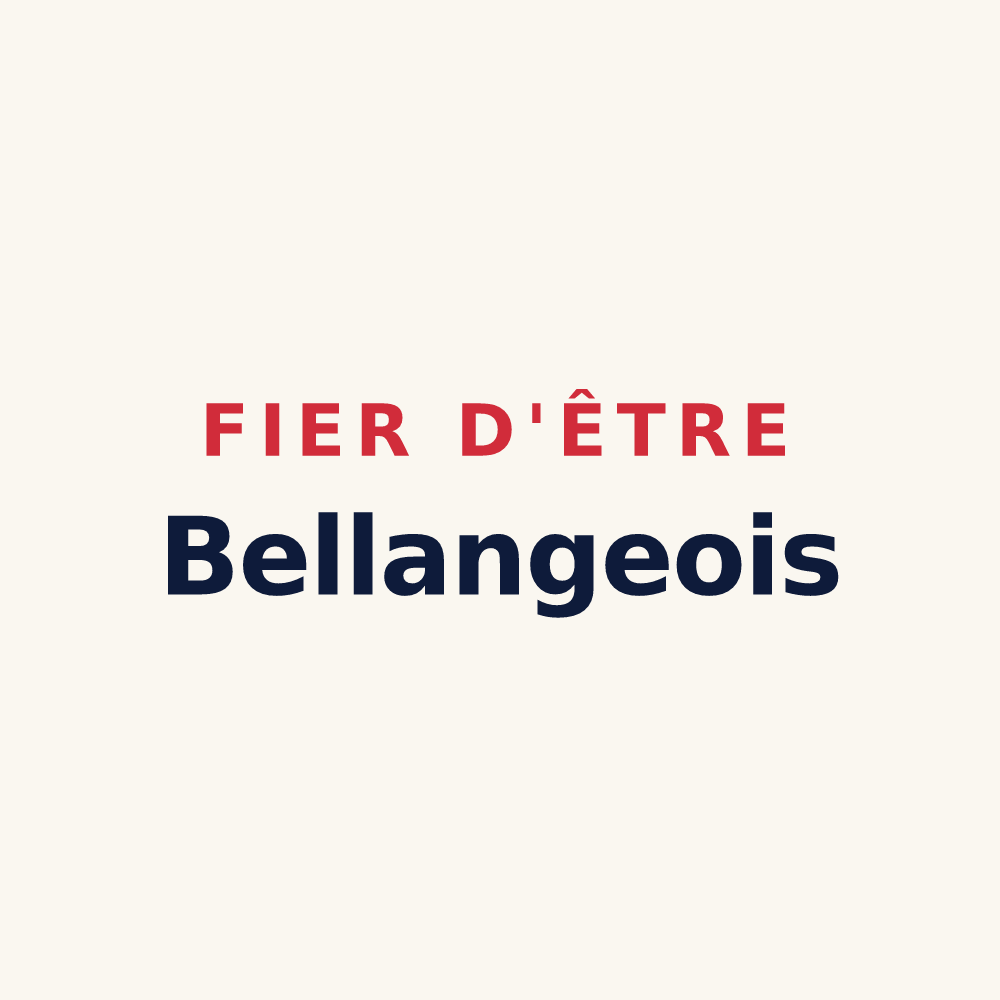 Tasse « Fier d'être Bellangeois » — design pour Bellange