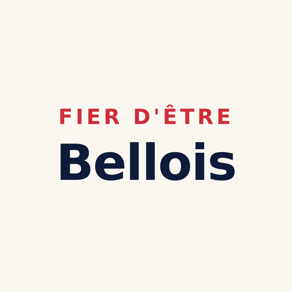 Tasse « Fier d'être Bellois » — design pour Belle-et-Houllefort