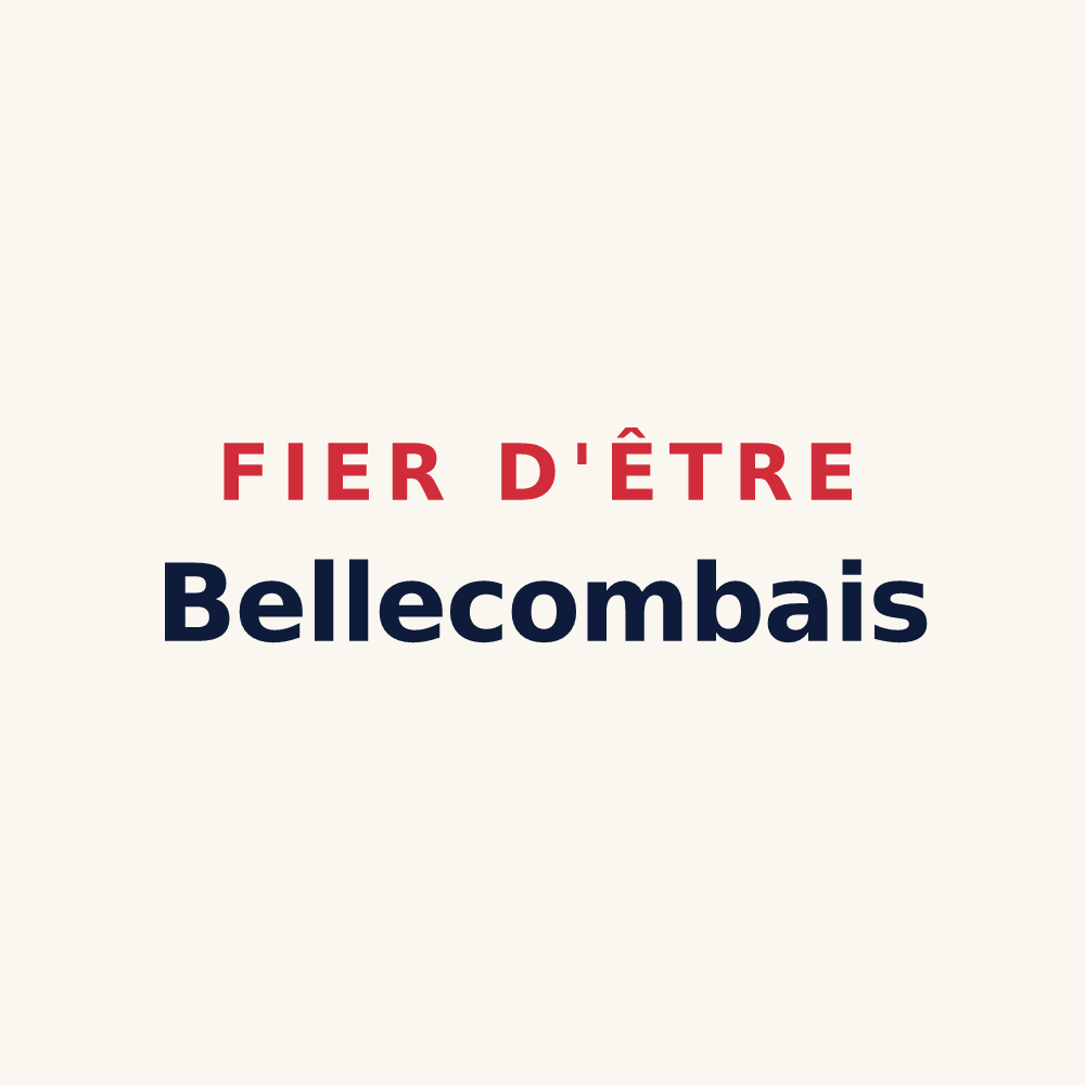 Tasse « Fier d'être Bellecombais » — design pour Bellecombe-en-Bauges