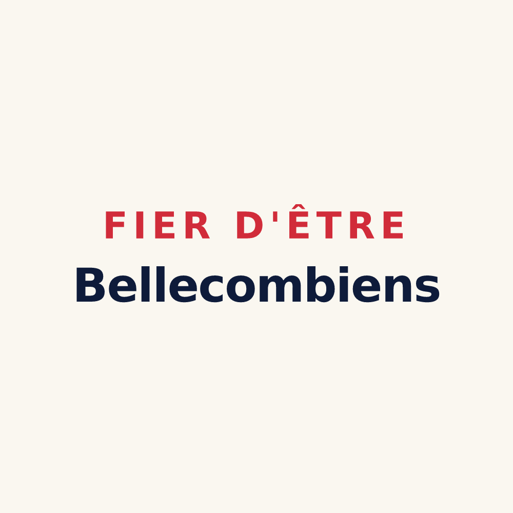 Tasse « Fier d'être Bellecombiens » — design pour Bellecombe