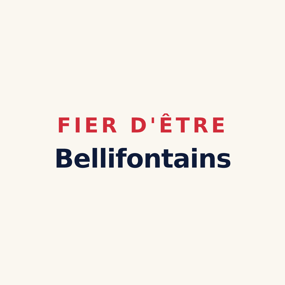 Tasse « Fier d'être Bellifontains » — design pour Bellefontaine