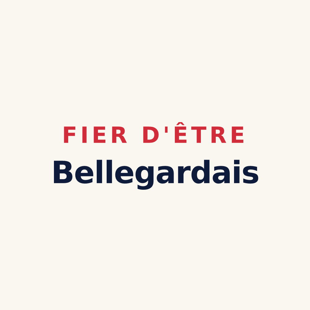 Tasse « Fier d'être Bellegardais » — design pour Bellegarde