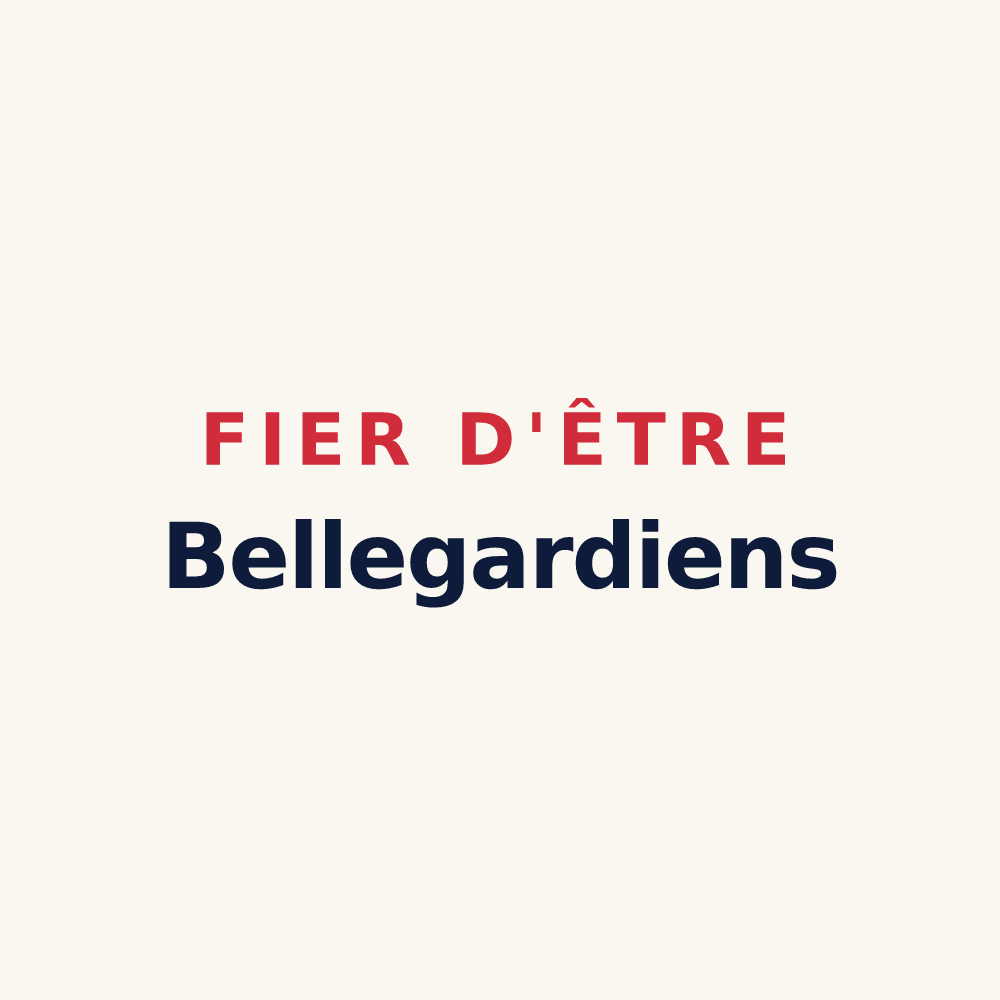 Tasse « Fier d'être Bellegardiens » — design pour Bellegarde-Sainte-Marie