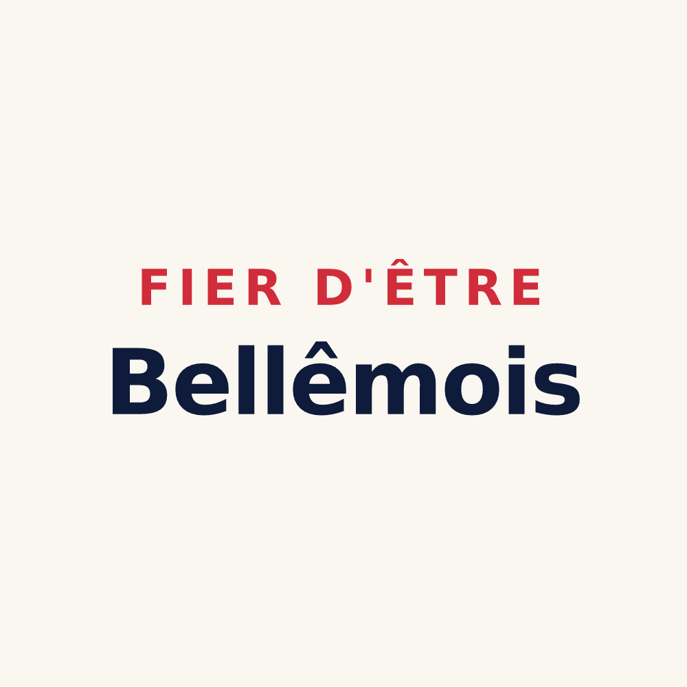 Tasse « Fier d'être Bellêmois » — design pour Bellême