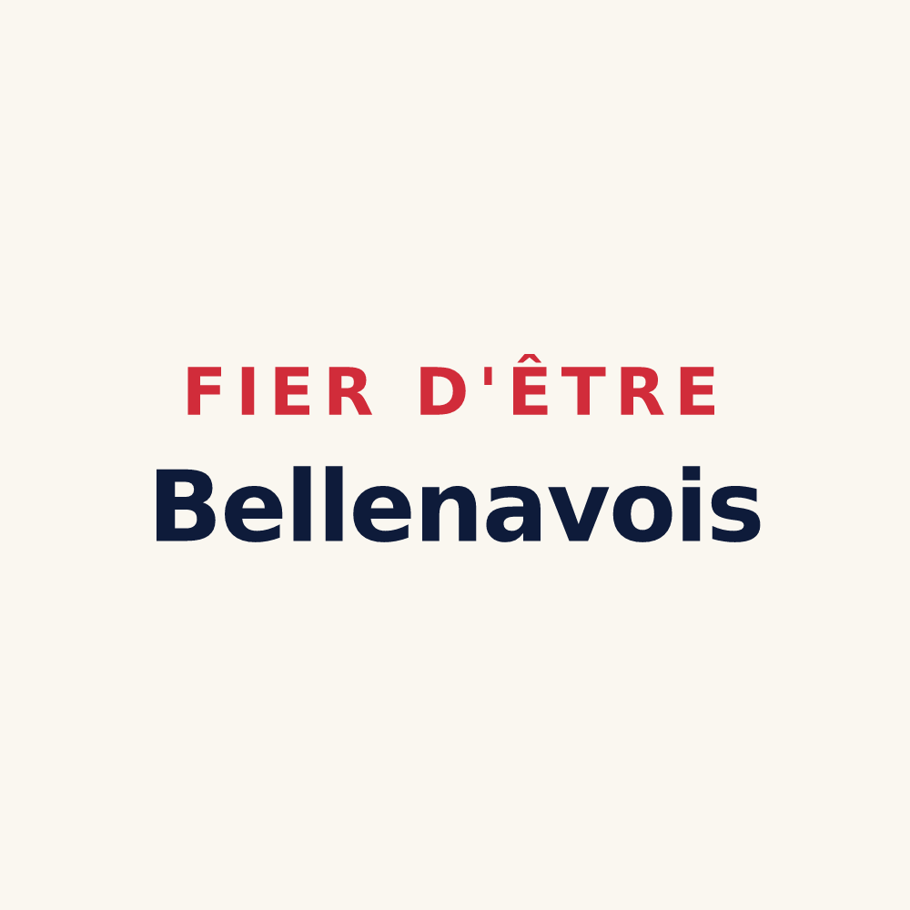Tasse « Fier d'être Bellenavois » — design pour Bellenaves