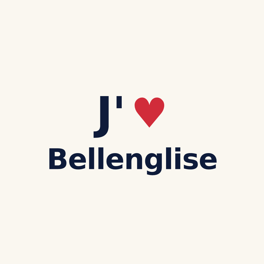 Tasse personnalisée Bellenglise — design J'aime Bellenglise