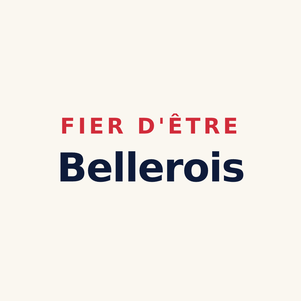 Tasse « Fier d'être Bellerois » — design pour Belleray