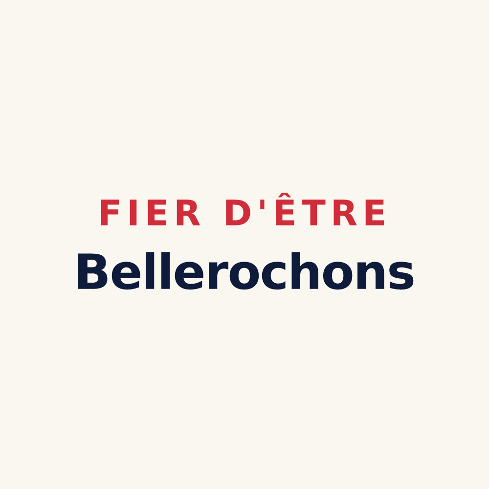 Tasse « Fier d'être Bellerochons » — design pour Belleroche