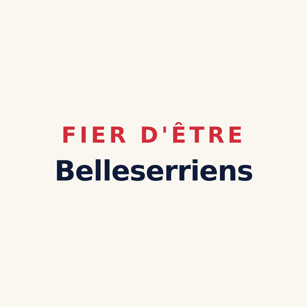 Tasse « Fier d'être Belleserriens » — design pour Belleserre