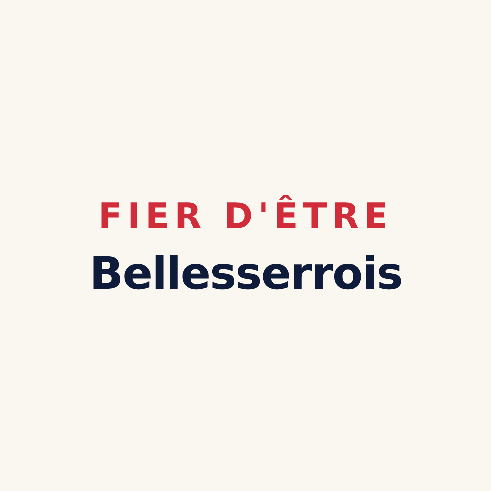 Tasse « Fier d'être Bellesserrois » — design pour Bellesserre