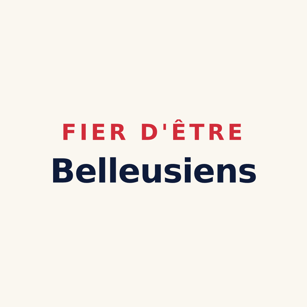 Tasse « Fier d'être Belleusiens » — design pour Belleuse