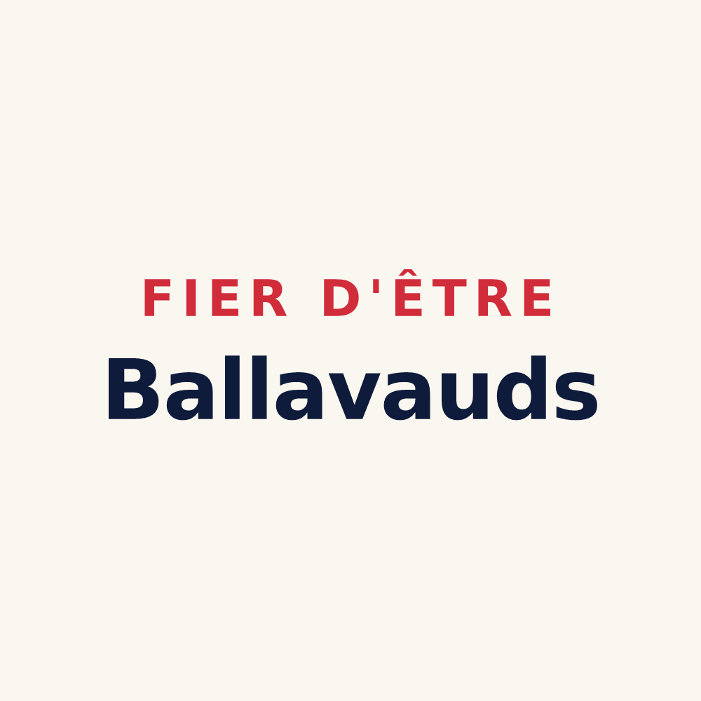 Tasse « Fier d'être Ballavauds » — design pour Bellevaux