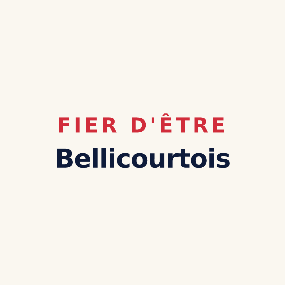 Tasse « Fier d'être Bellicourtois » — design pour Bellicourt