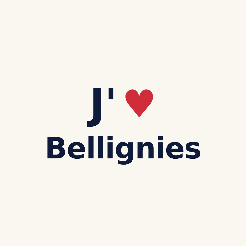 Tasse personnalisée Bellignies — design J'aime Bellignies