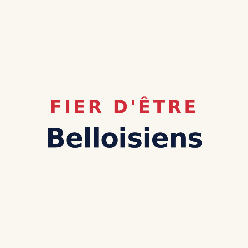 Tasse « Fier d'être Belloisiens » — design pour Belloy-en-France