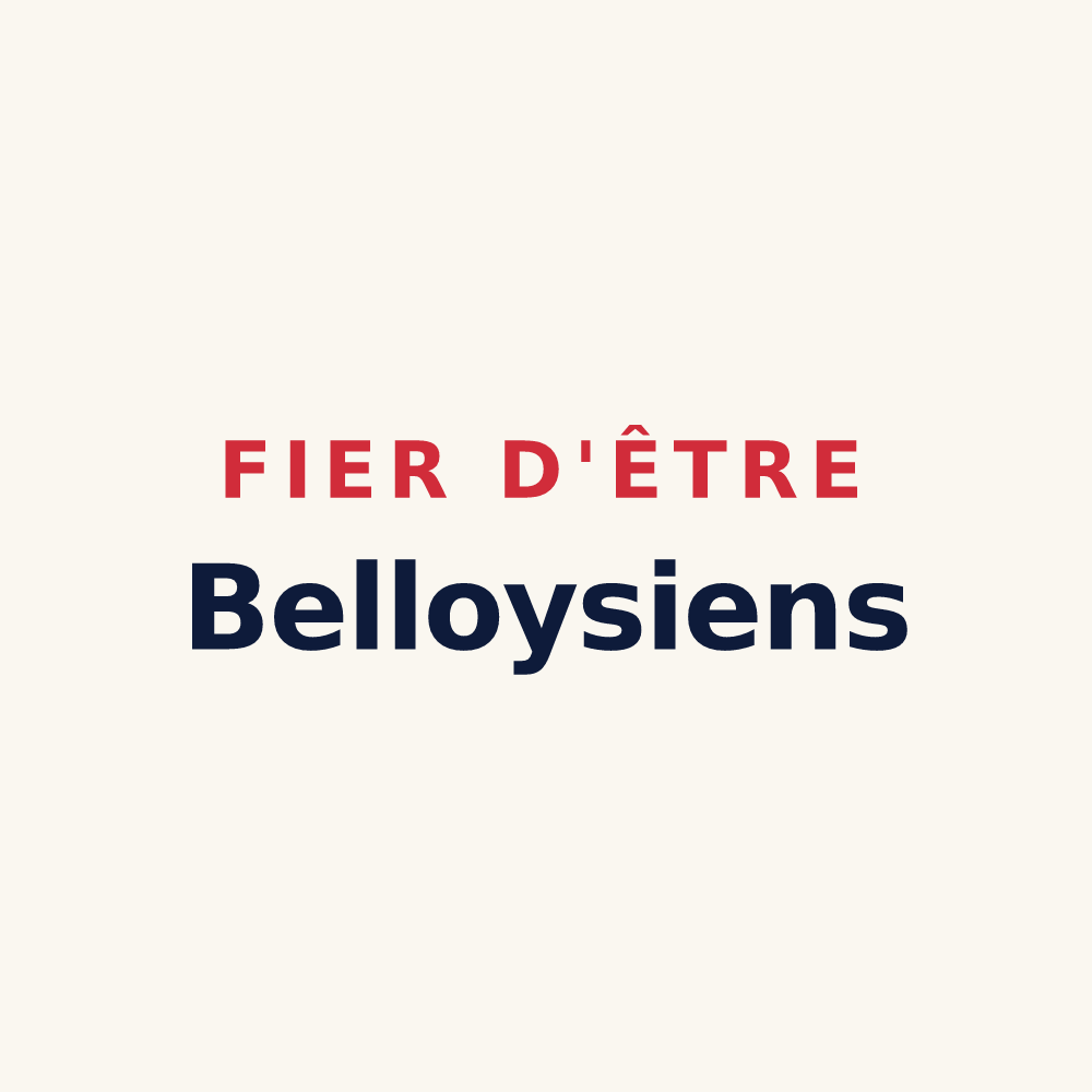 Tasse « Fier d'être Belloysiens » — design pour Belloy-Saint-Léonard