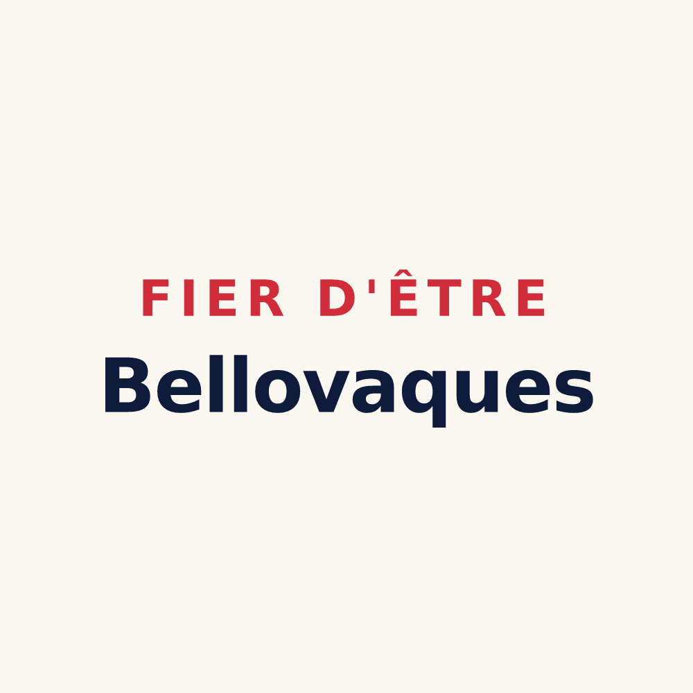 Tasse « Fier d'être Bellovaques » — design pour Belloy-sur-Somme