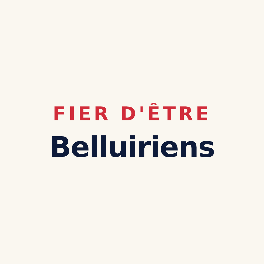 Tasse « Fier d'être Belluiriens » — design pour Belluire
