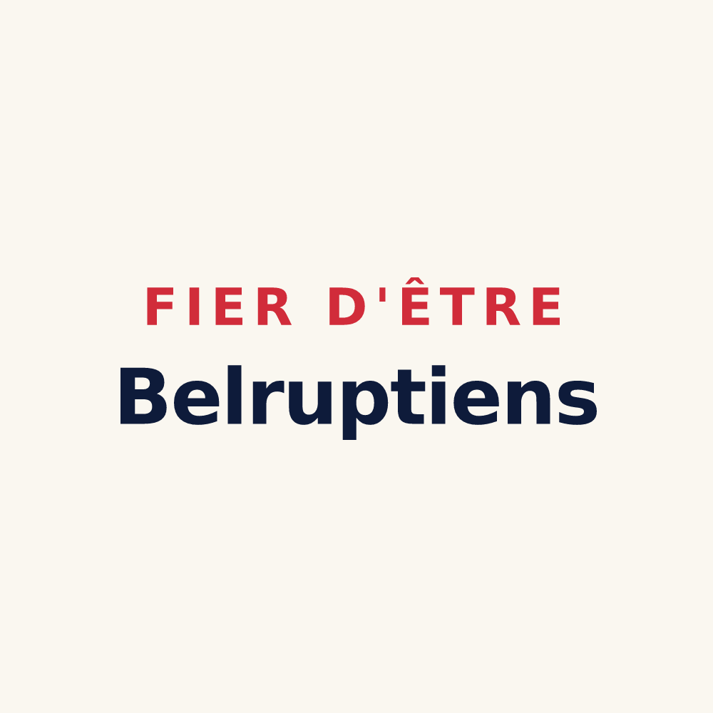 Tasse « Fier d'être Belruptiens » — design pour Belrupt