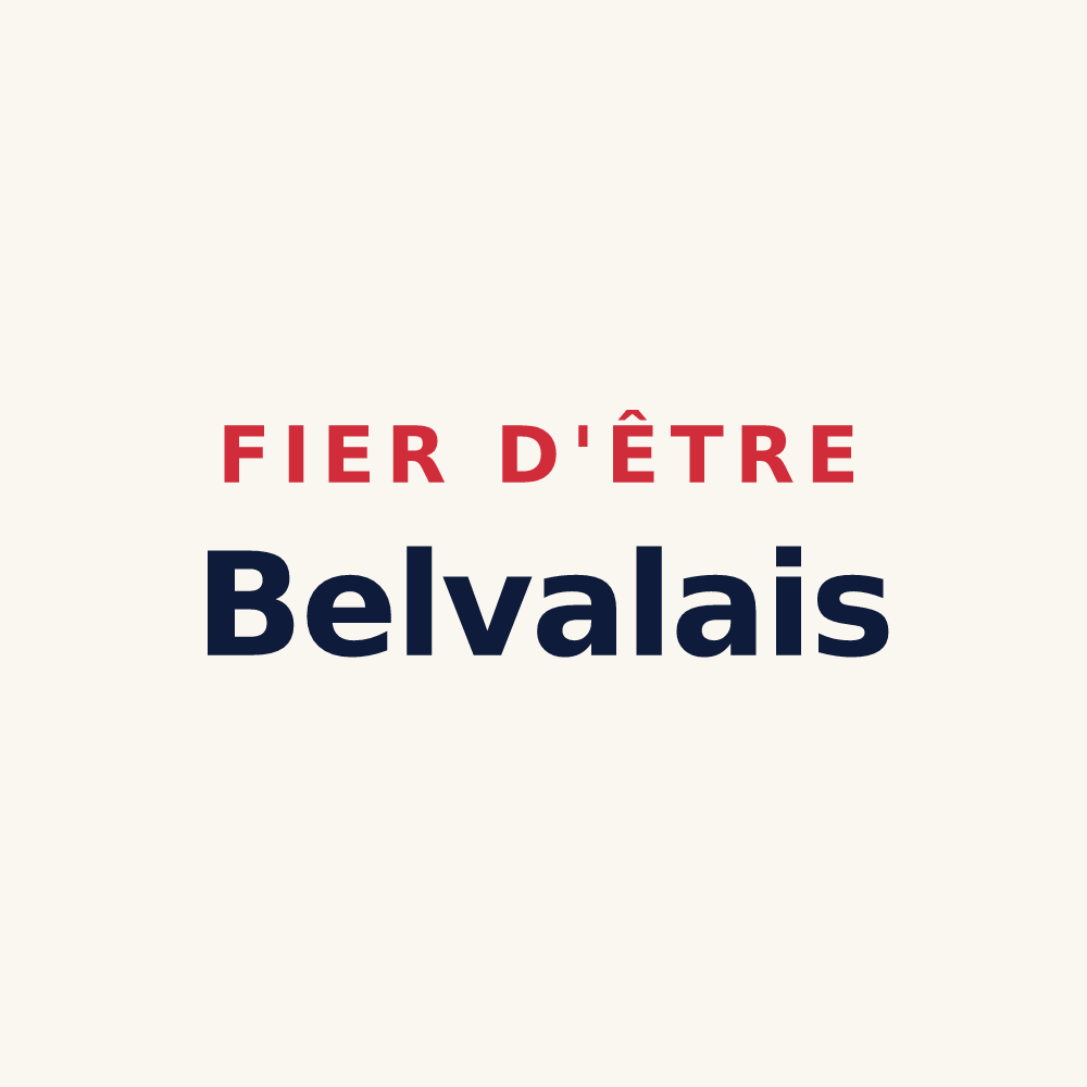 Tasse « Fier d'être Belvalais » — design pour Belval