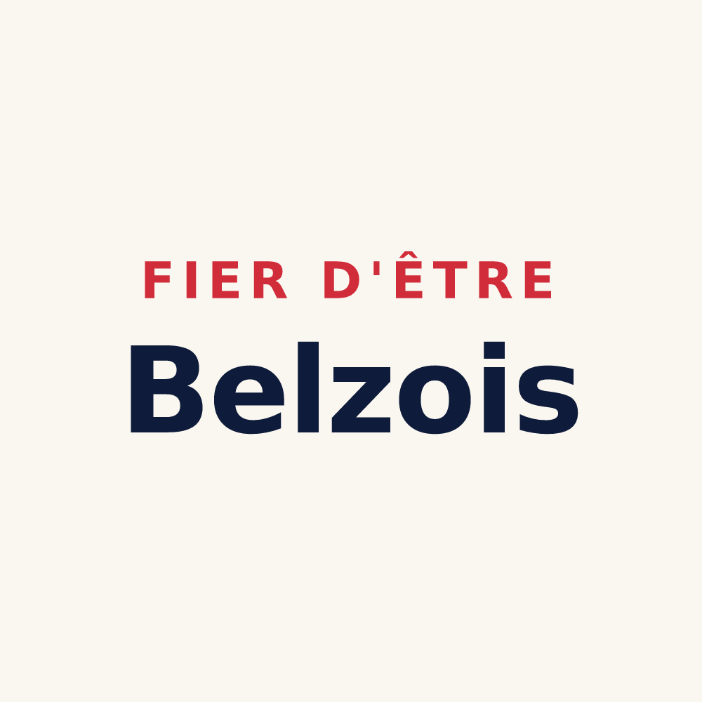 Tasse « Fier d'être Belzois » — design pour Belz