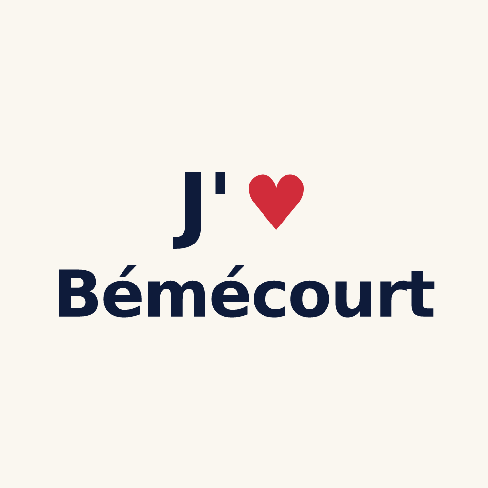 Tasse personnalisée Bémécourt — design J'aime Bémécourt