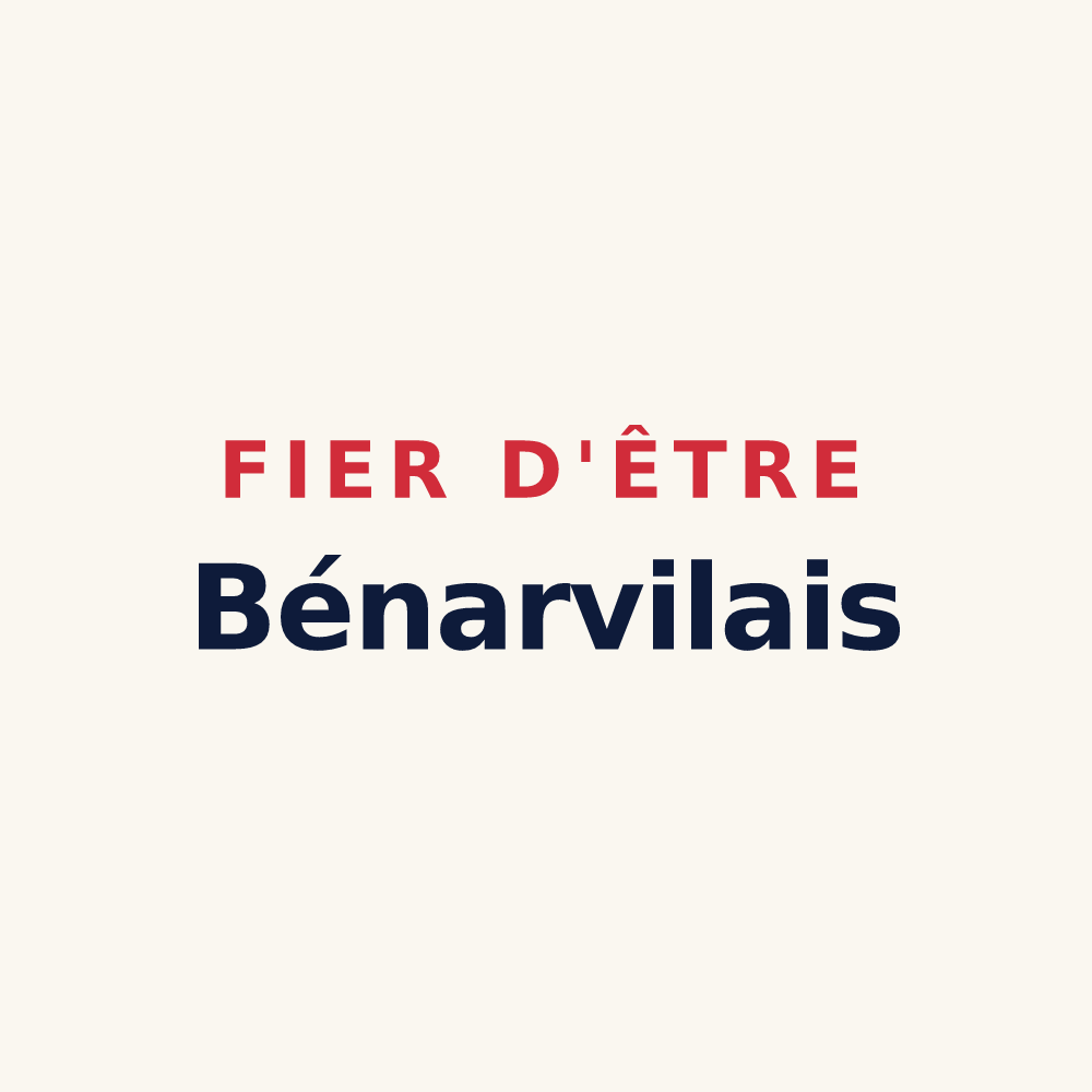 Tasse « Fier d'être Bénarvilais » — design pour Bénarville
