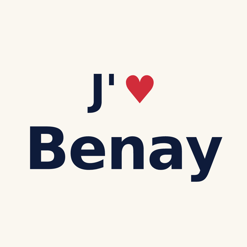 Tasse personnalisée Benay — design J'aime Benay