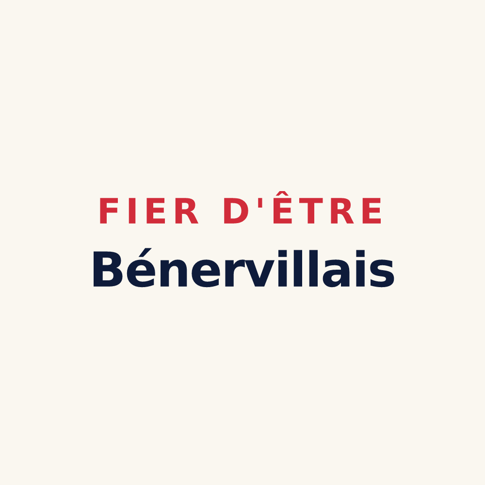 Tasse « Fier d'être Bénervillais » — design pour Benerville-sur-Mer