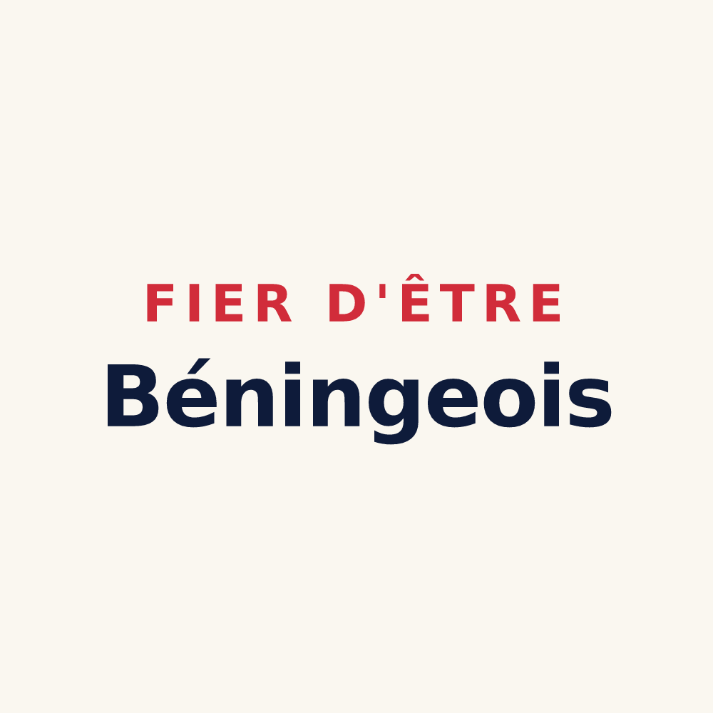 Tasse « Fier d'être Béningeois » — design pour Béning-lès-Saint-Avold