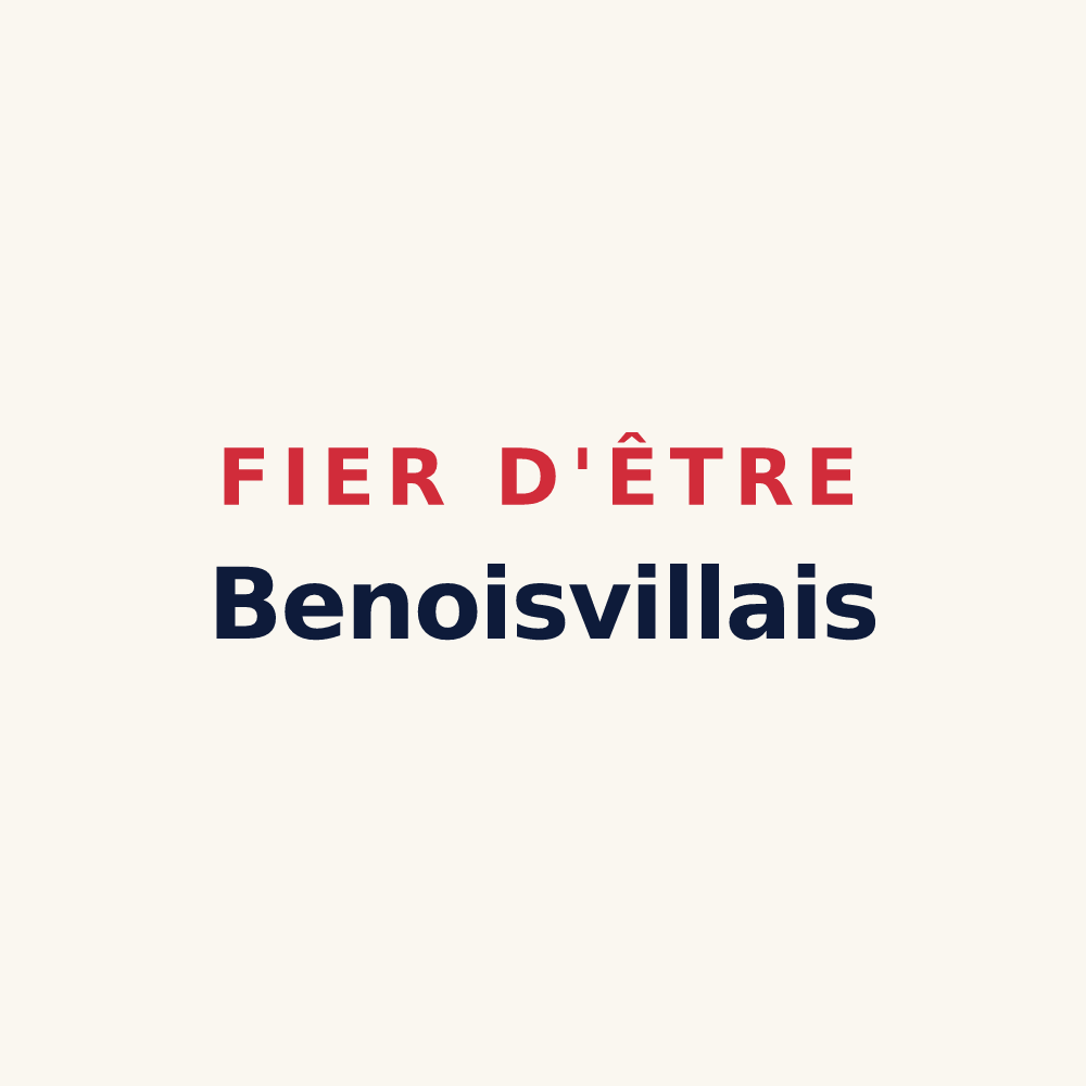 Tasse « Fier d'être Benoisvillais » — design pour Benoîtville