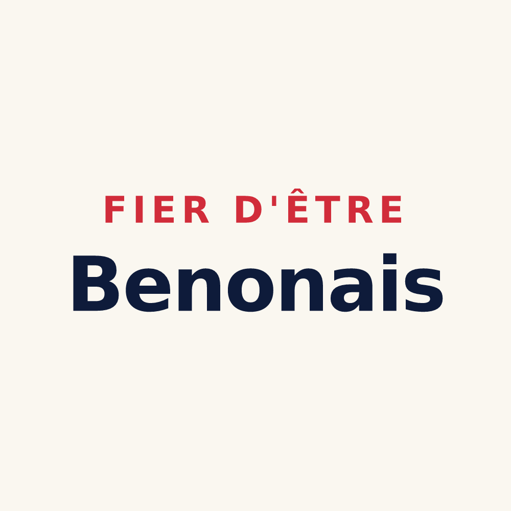 Tasse « Fier d'être Benonais » — design pour Benon