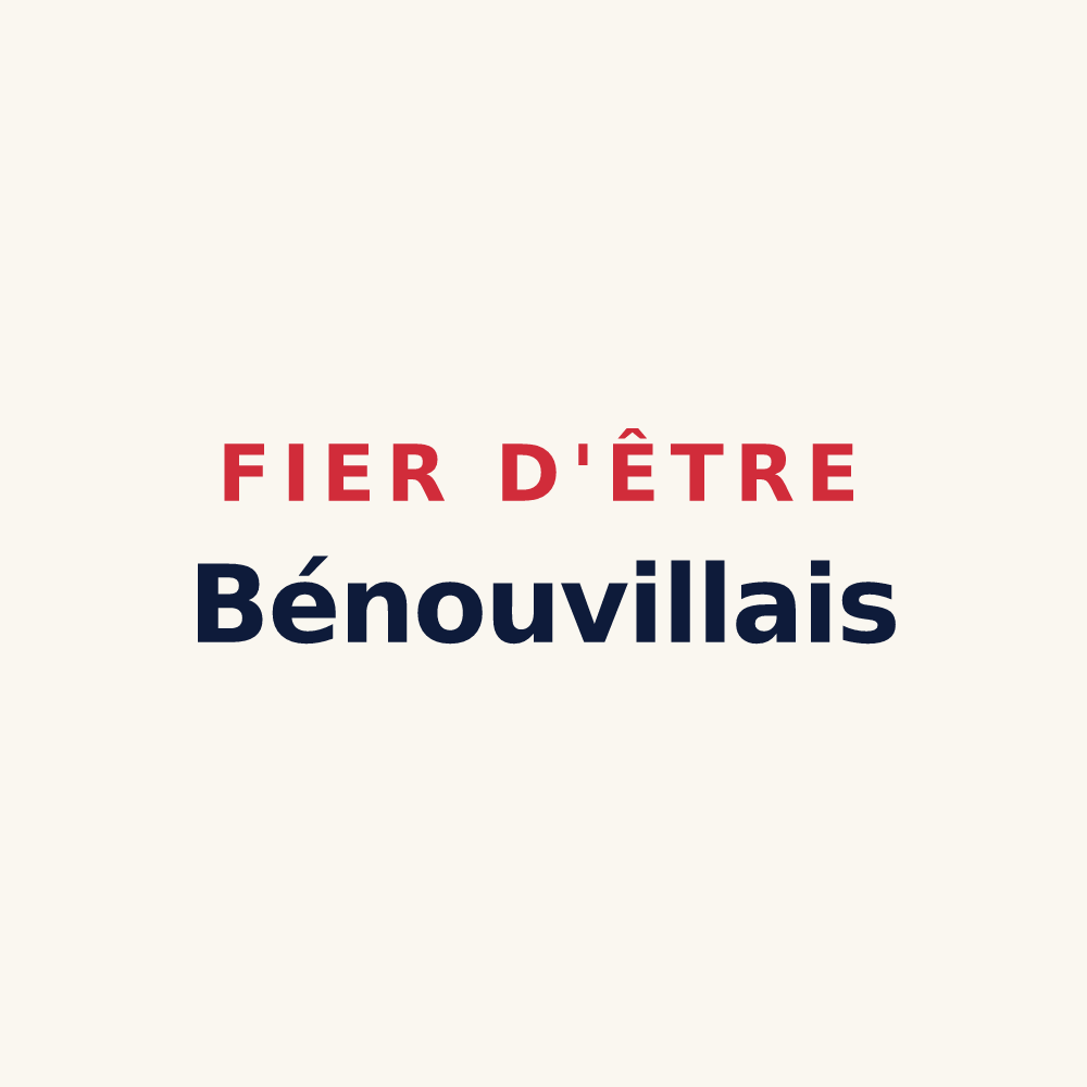 Tasse « Fier d'être Bénouvillais » — design pour Bénouville