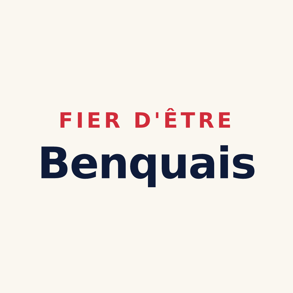 Tasse « Fier d'être Benquais » — design pour Benque-Dessous-et-Dessus