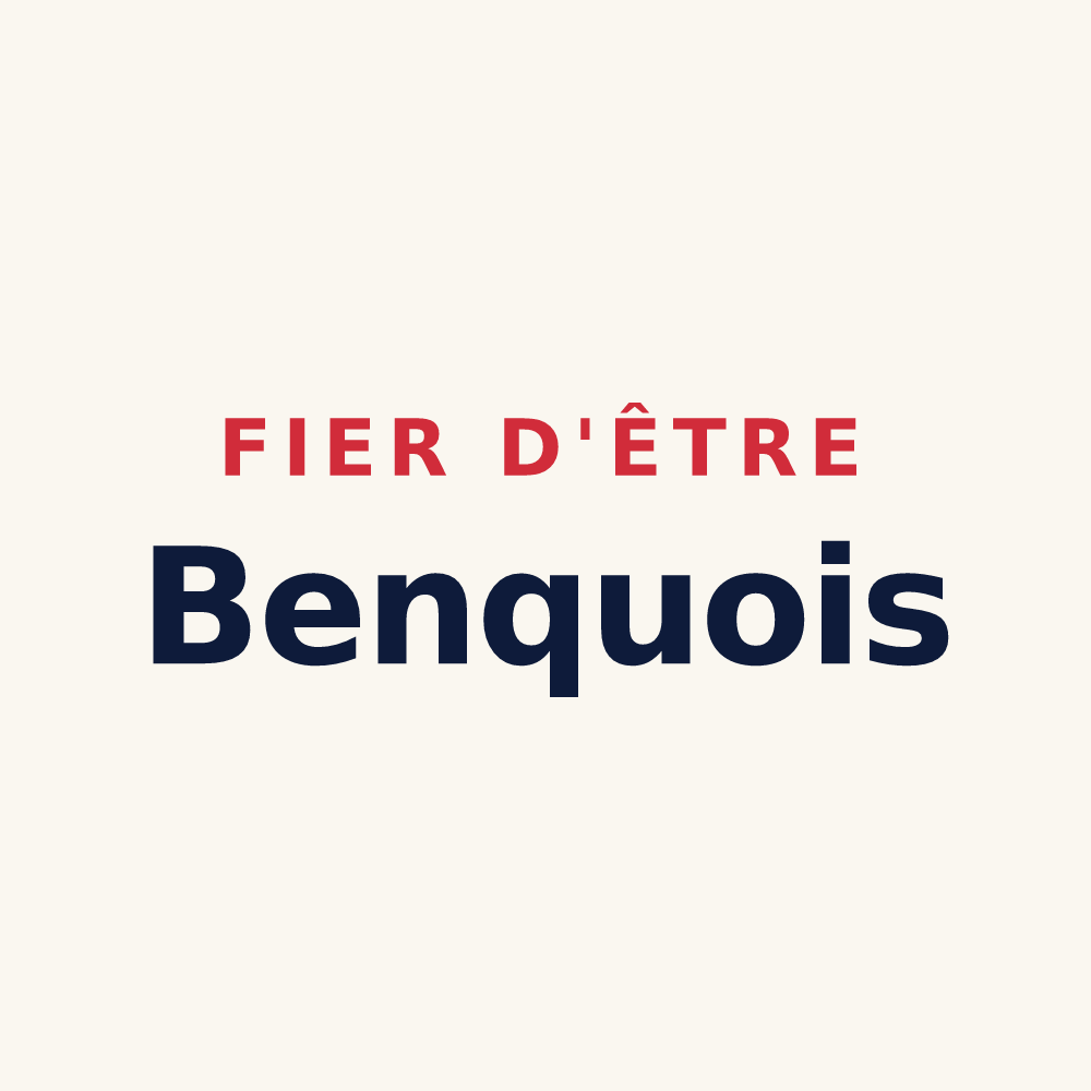 Tasse « Fier d'être Benquois » — design pour Benque