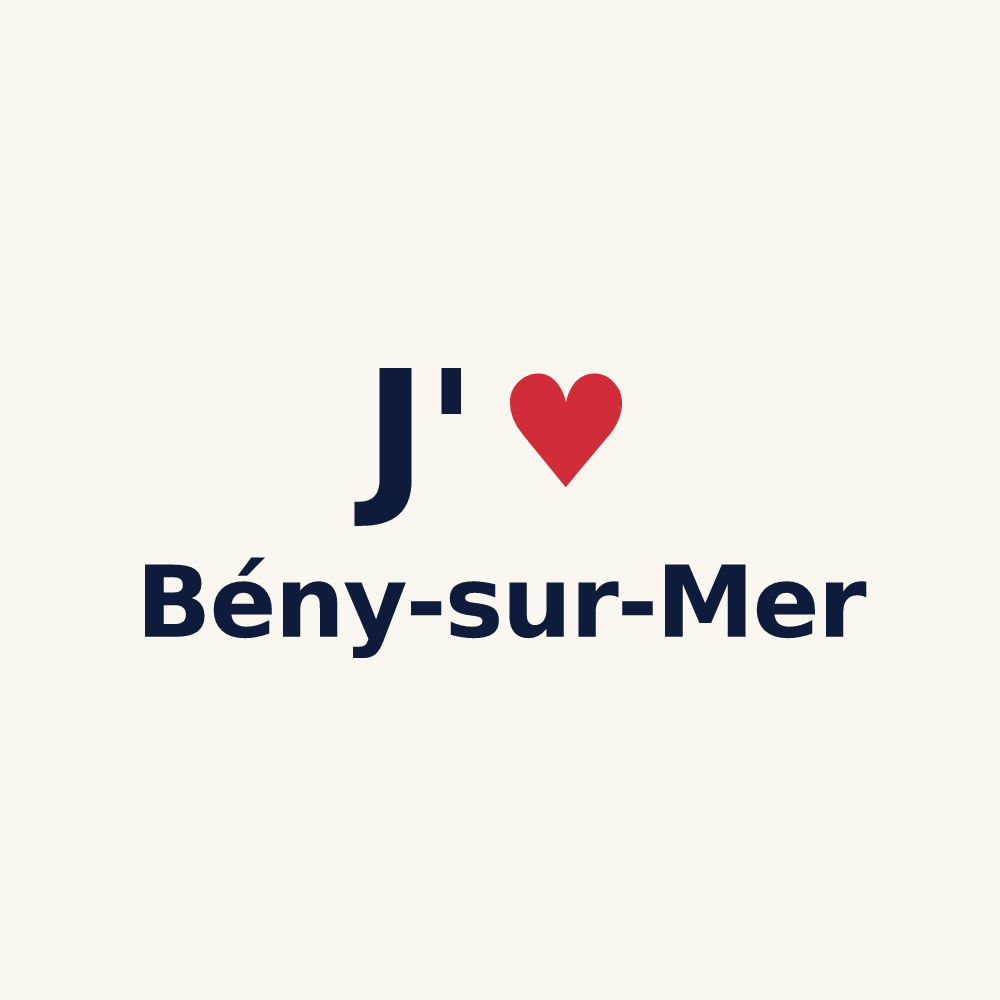 Tasse personnalisée Bény-sur-Mer — design J'aime Bény-sur-Mer
